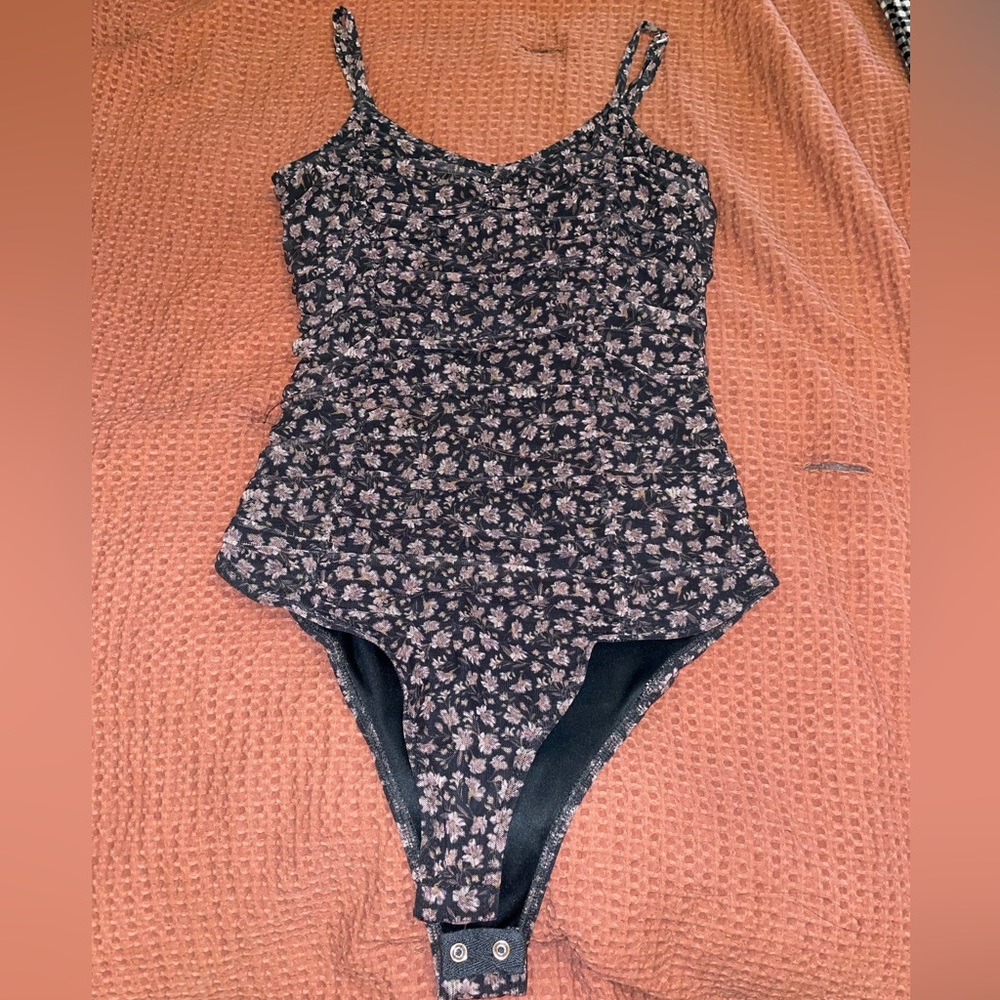 Small Free Press Floral Body Suit